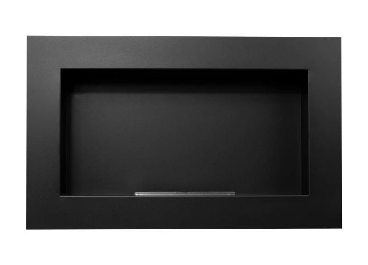 Biokominek wiszący 650x400 czarny strukturalny mat