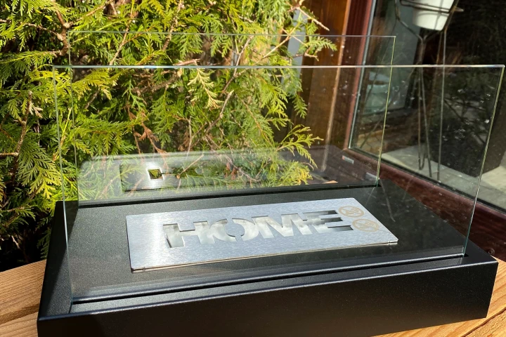 Biokominek wolnostojący Home czarny strukturalny mat