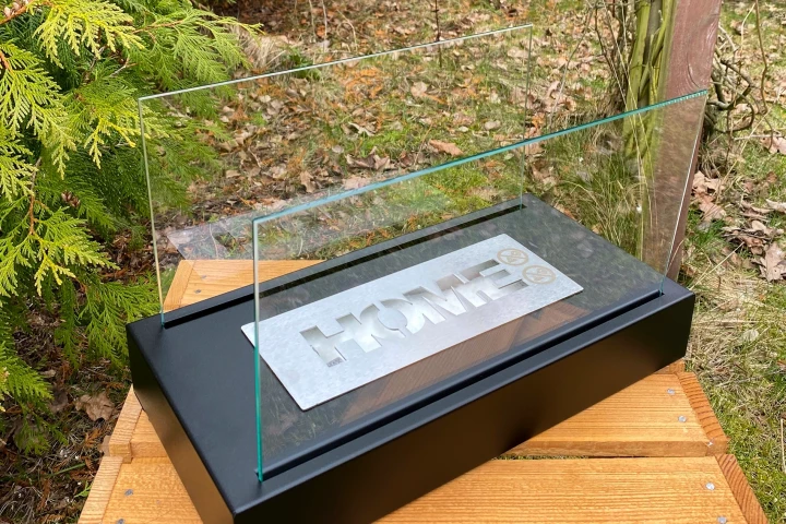 Biokominek wolnostojący Home czarny strukturalny mat