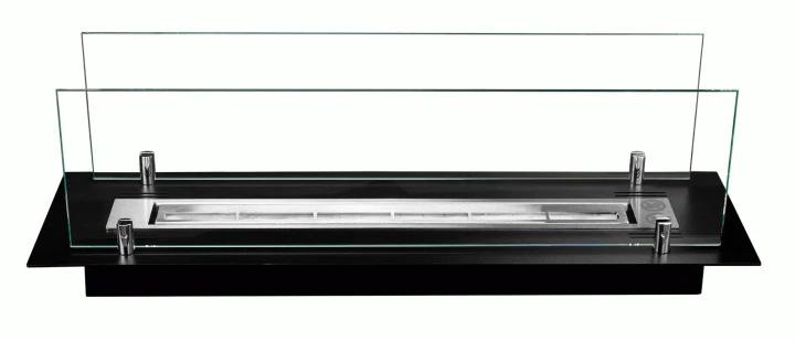 WKŁAD DO ZABUDOWY 65CM CZARNY Z SZYBAMI
