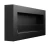 Biokominek Box 900x400 czarny z szybą