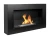 BIOKOMINEK BOX 650X400 czarny z szybą