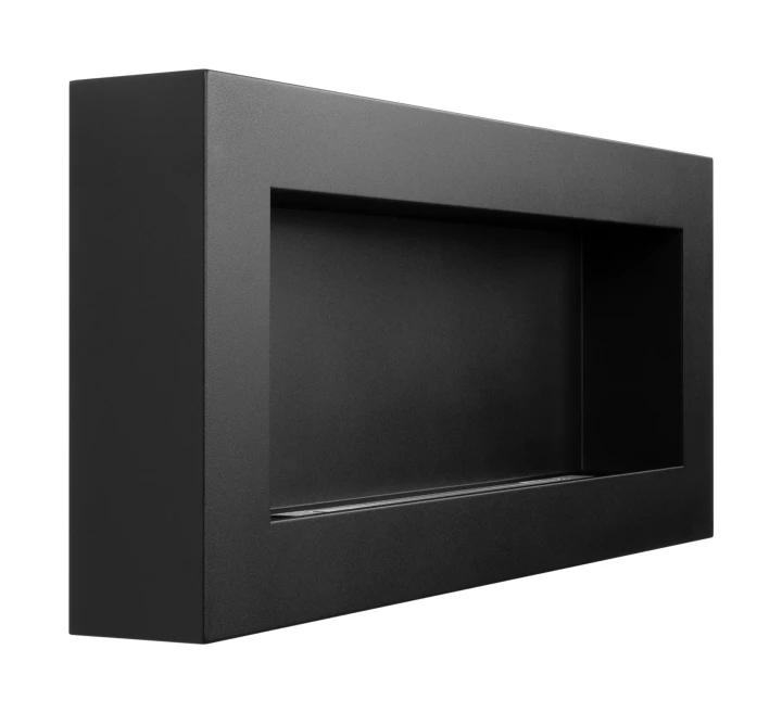 Biokominek wiszący 900x400 Box czarny strukturalny mat