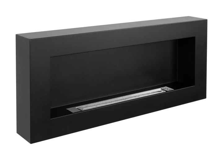Biokominek wiszący 900x400 Box czarny strukturalny mat