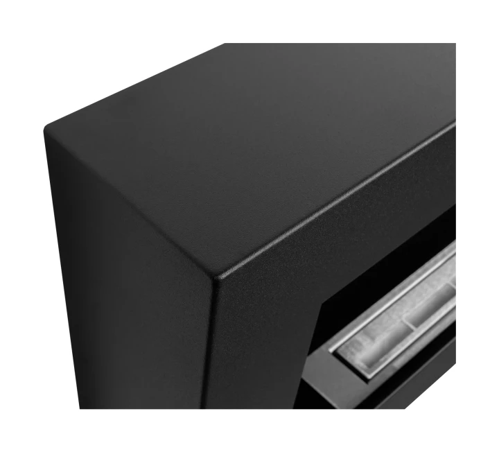 Biokominek wiszący 900x400 Box czarny strukturalny mat