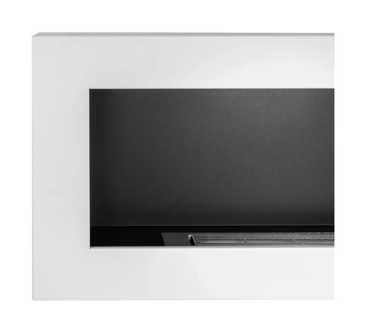 Biokominek wiszący 900x400 Box biały strukturalny mat