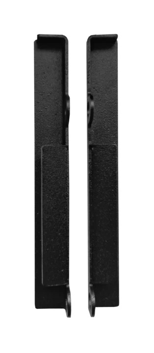 Szyba do biokominka 900x400 Box uchwyty czarne mat