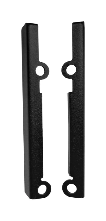 Szyba do biokominka 900x400 Box uchwyty czarne mat